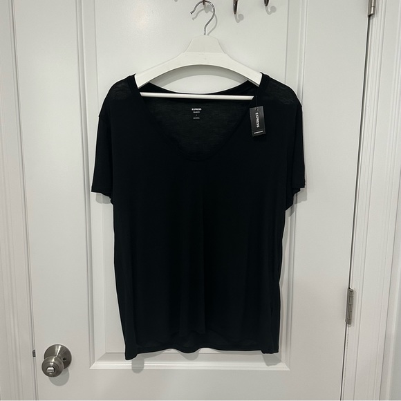 Express Relaxed Tee (Black) L - Picture 3 of 5